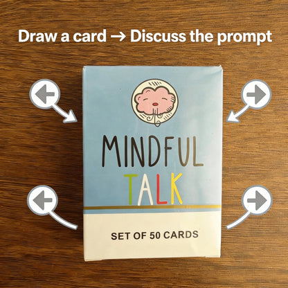 Conversation Card Game Family Prompts 50 Cards