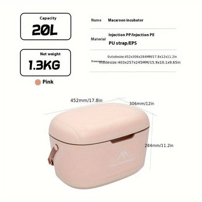 Cooler Box Insulated 20L Lightweight & Compact