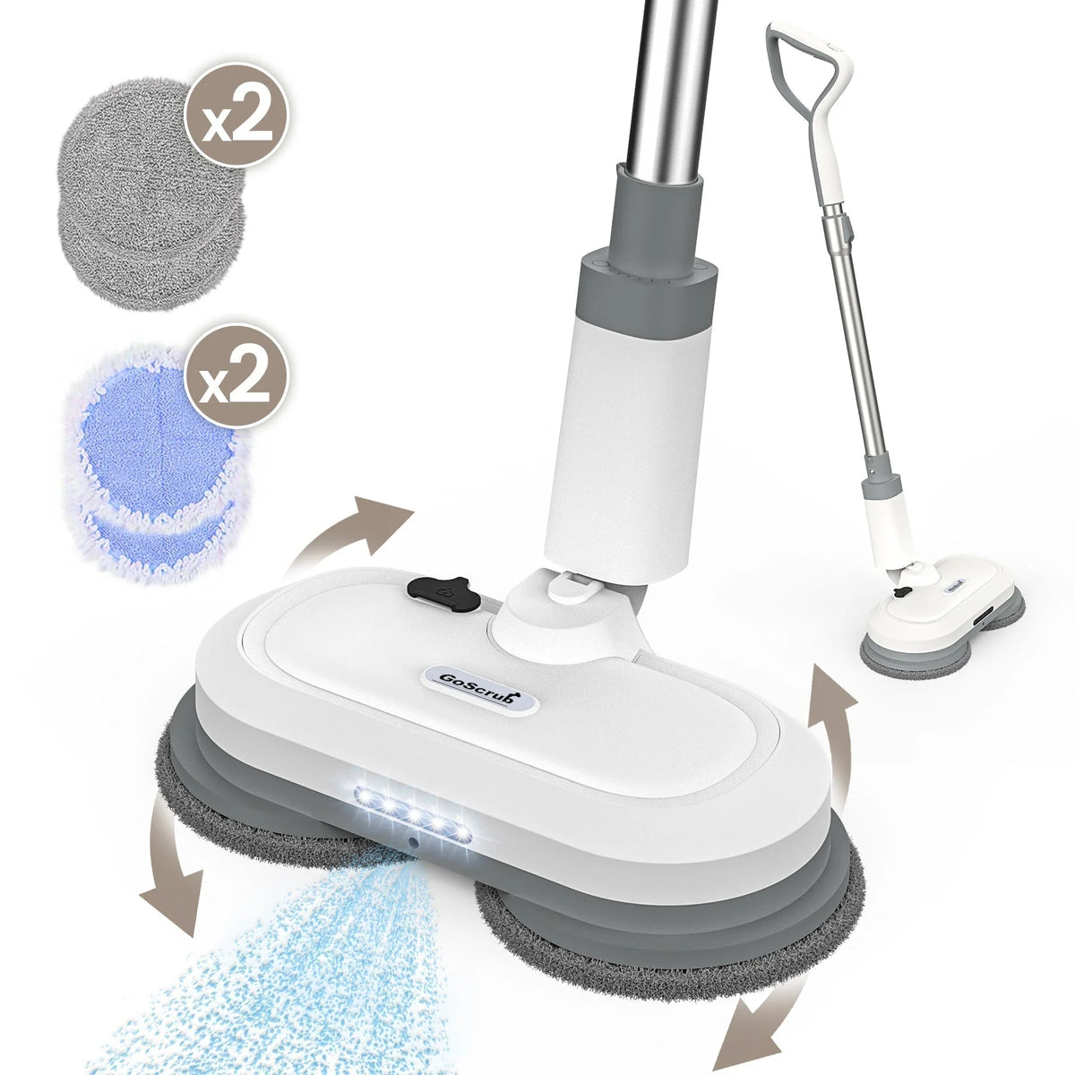 Cordless Smart Mop – Enhanced Glide Technology for Effortless Cleaning