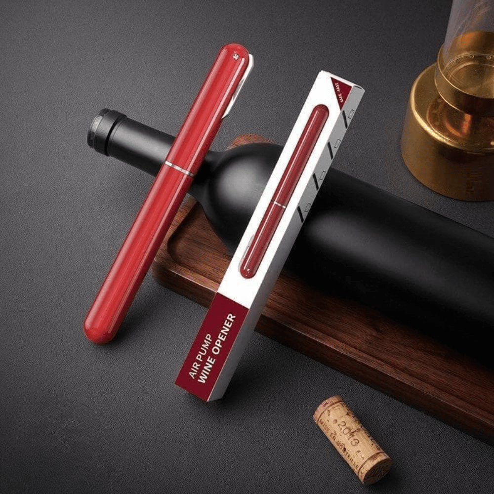 Corkscrew Air Pressure Pump-Action Stainless Steel Needle