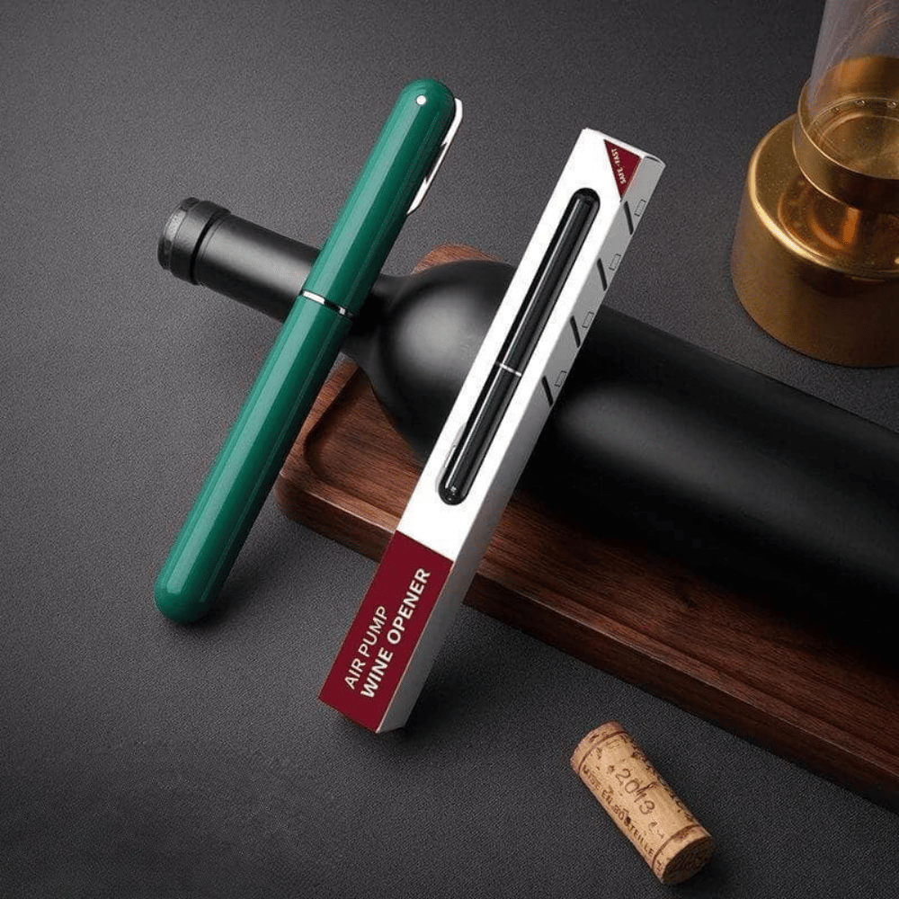 Corkscrew Air Pressure Pump-Action Stainless Steel Needle