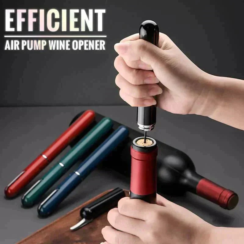 Corkscrew Air Pressure Pump-Action Stainless Steel Needle