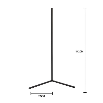 Corner Floor Lamp Dimmable LED Remote-Controlled Lights