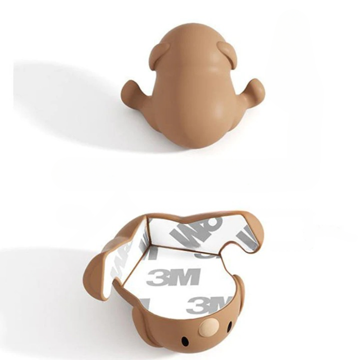 Corner Guard Dog-Shaped Soft Silicone Self-Adhesive