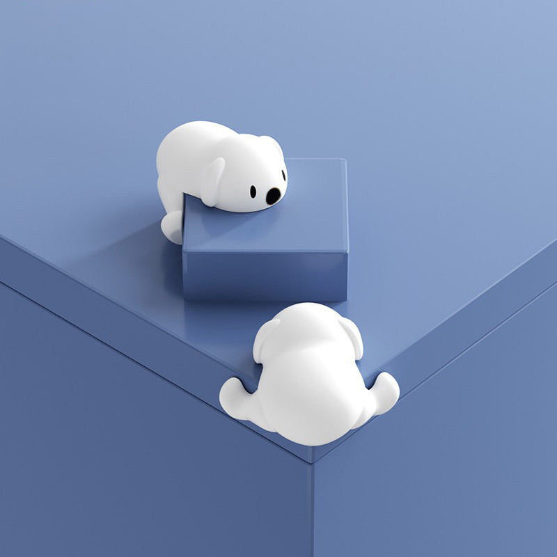 Corner Guard Dog-Shaped Soft Silicone Self-Adhesive