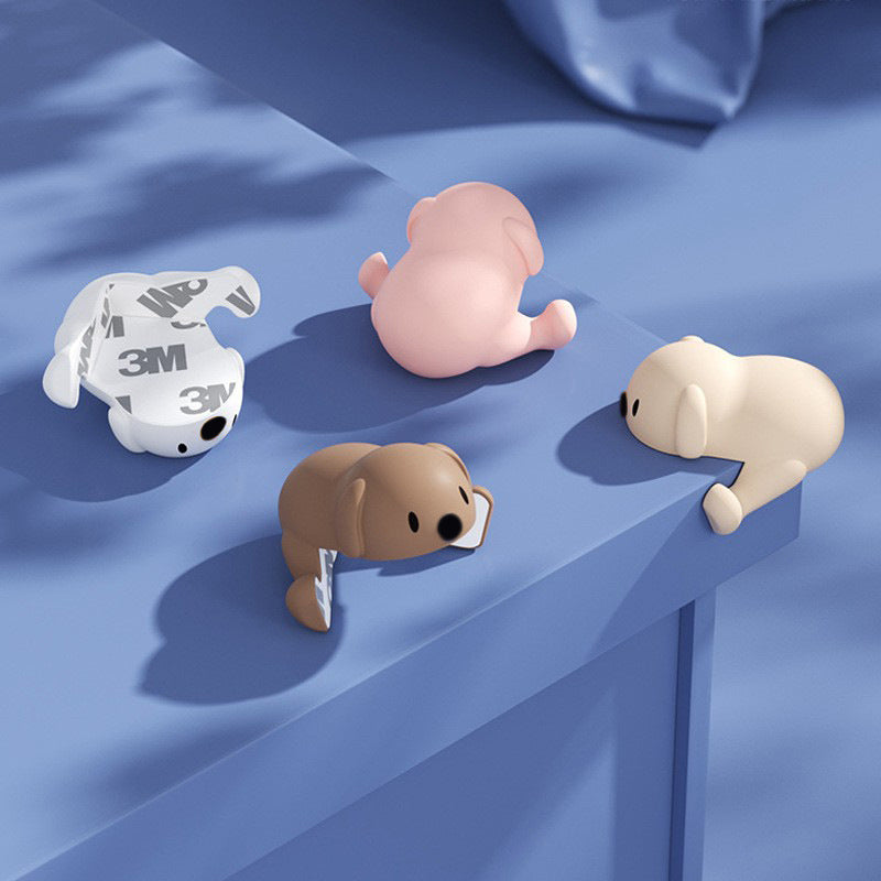 Corner Guard Dog-Shaped Soft Silicone Self-Adhesive