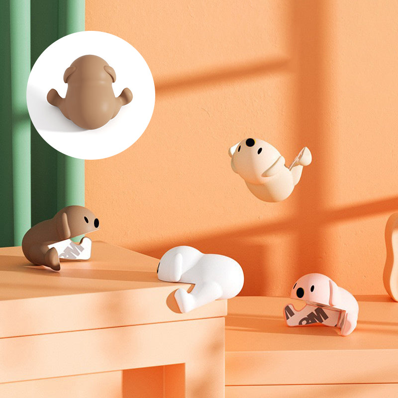 Corner Guard Dog-Shaped Soft Silicone Self-Adhesive