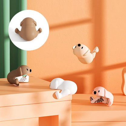 Corner Guard Dog-Shaped Soft Silicone Self-Adhesive
