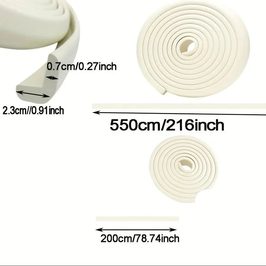 Corner Protector Soft NBR Foam Self-Adhesive
