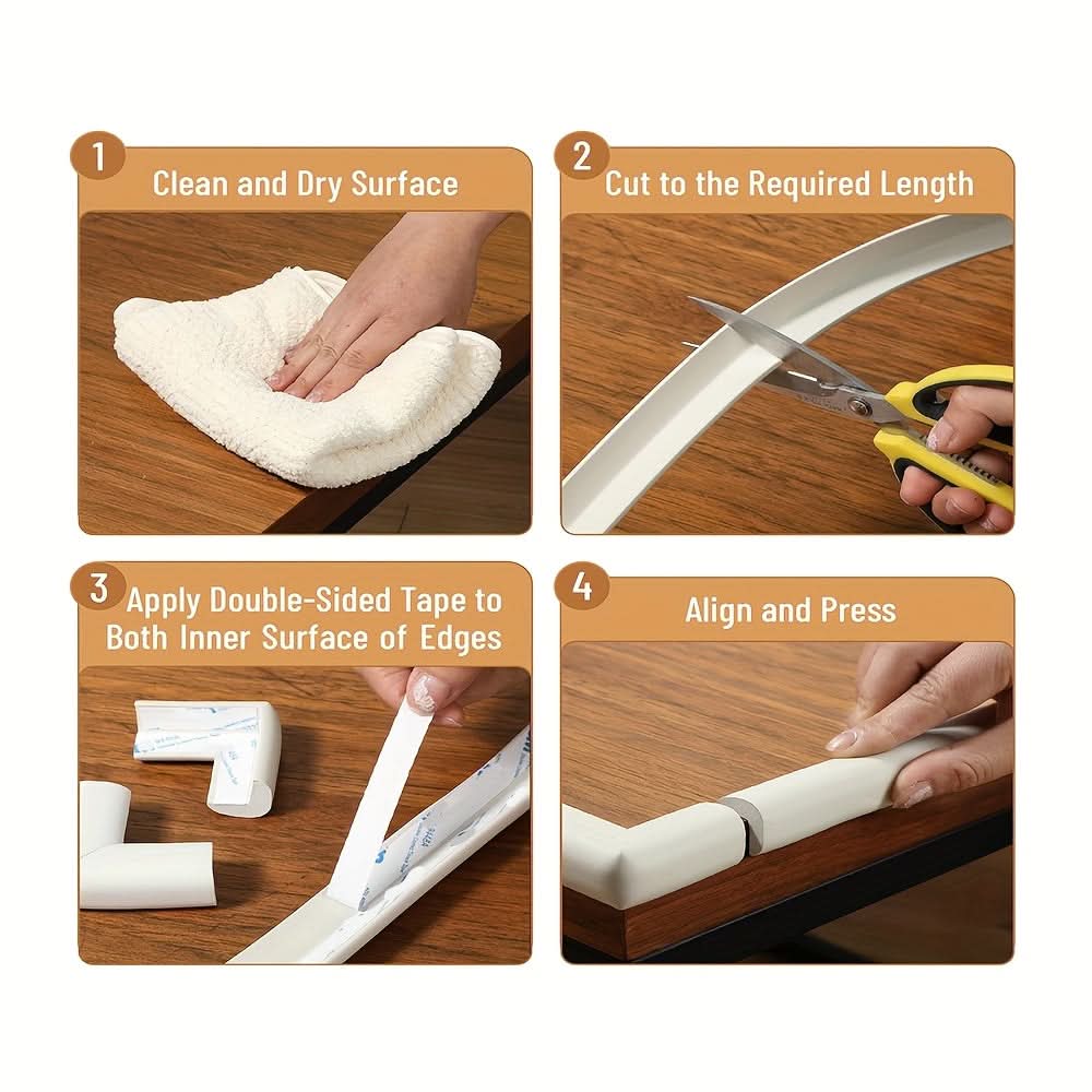 Corner Protector Soft NBR Foam Self-Adhesive