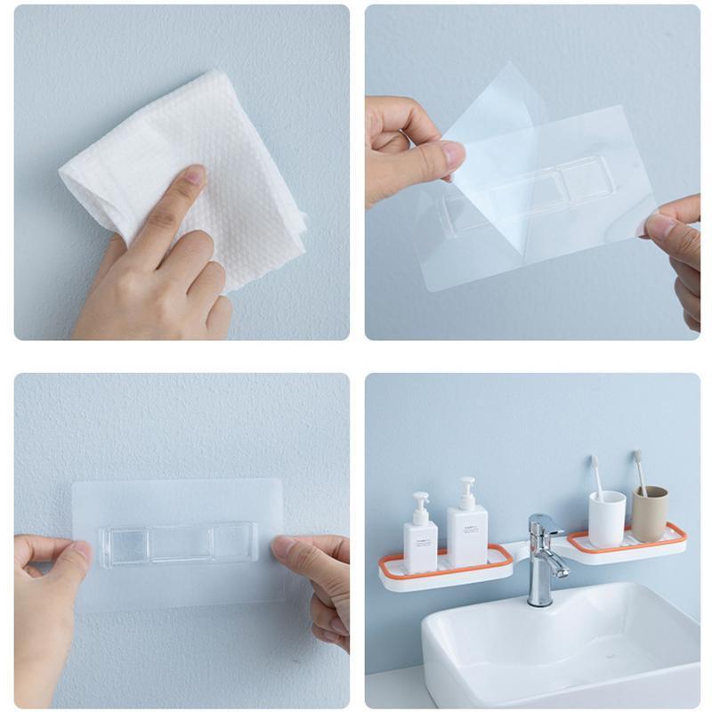 Corner Shelf Rotating 180° No-Drill Mount Drainage