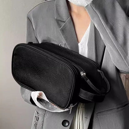 Cosmetic Bag Multiple Compartments & Elastic Bands