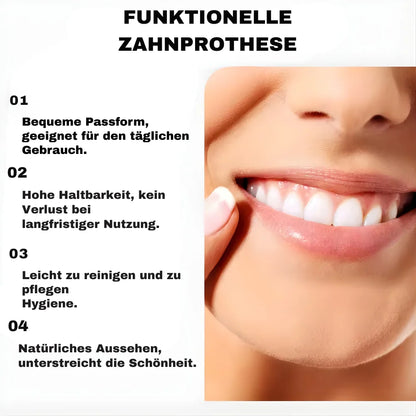 Cosmetic Denture Set Moldable Removable Upper & Lower