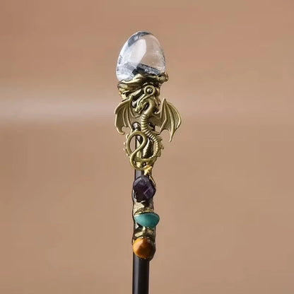 Costume Staff Crystal Top Cosplay Accessory