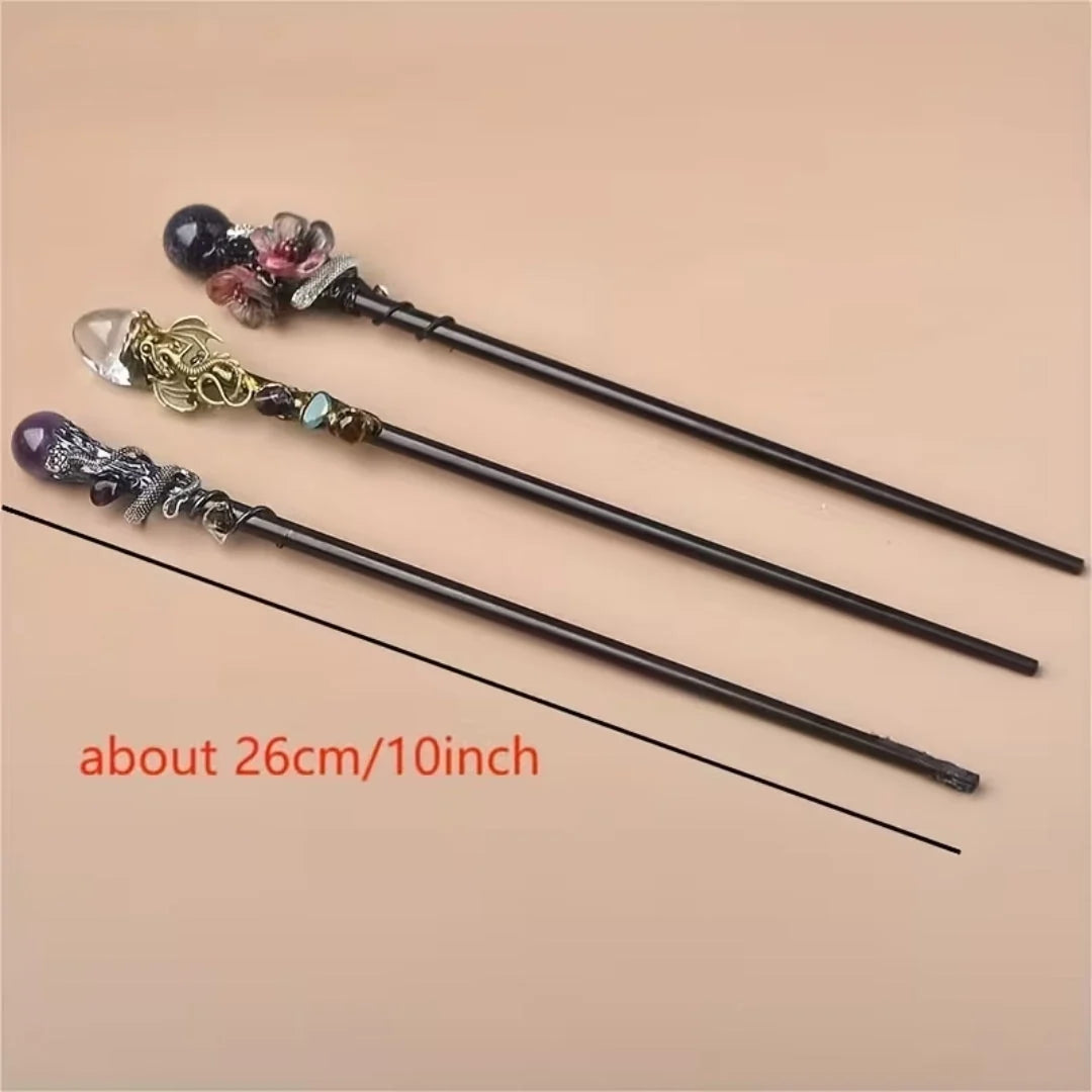Costume Staff Crystal Top Cosplay Accessory