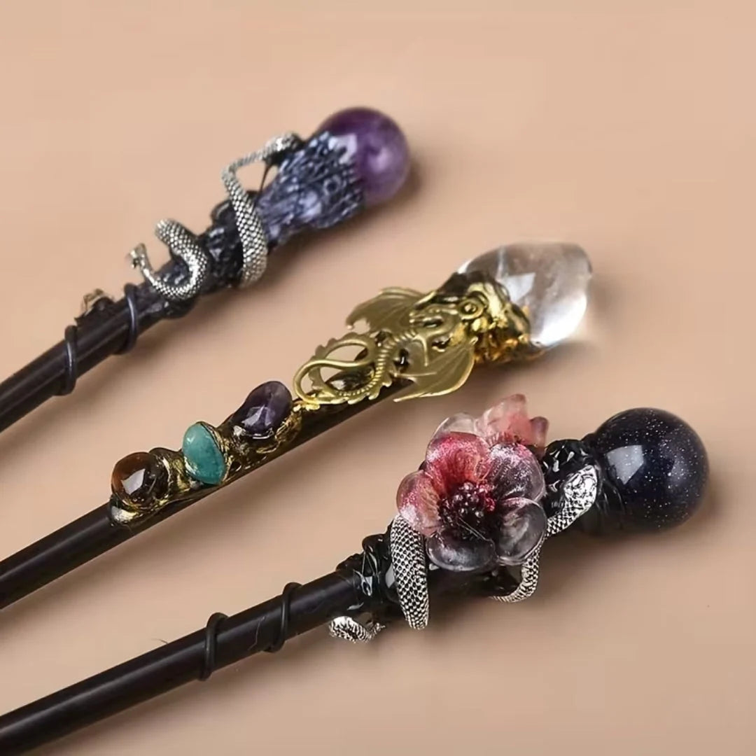 Costume Staff Crystal Top Cosplay Accessory