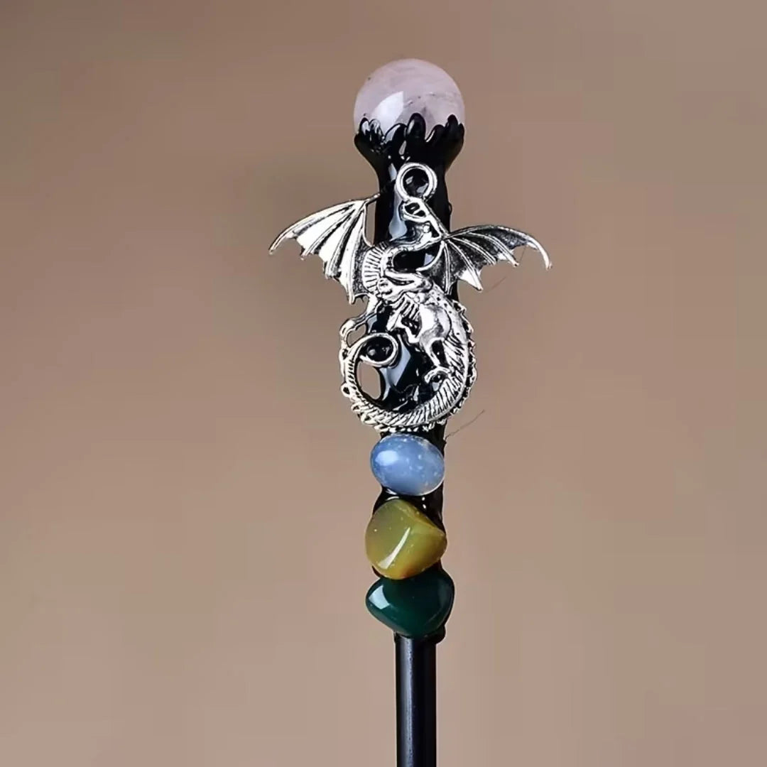 Costume Staff Crystal Top Cosplay Accessory