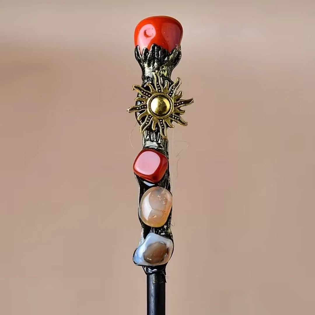 Costume Staff Crystal Top Cosplay Accessory