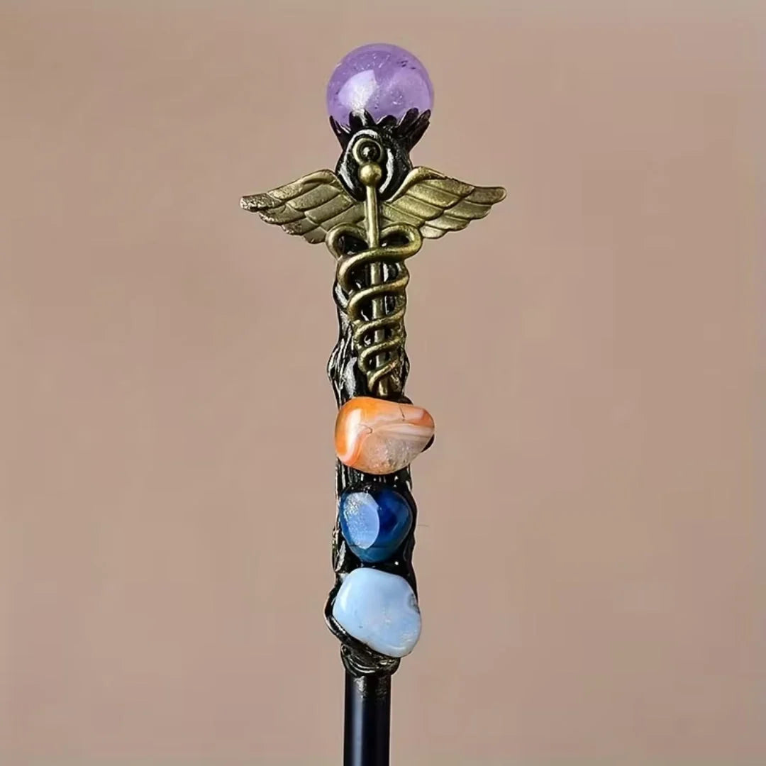 Costume Staff Crystal Top Cosplay Accessory