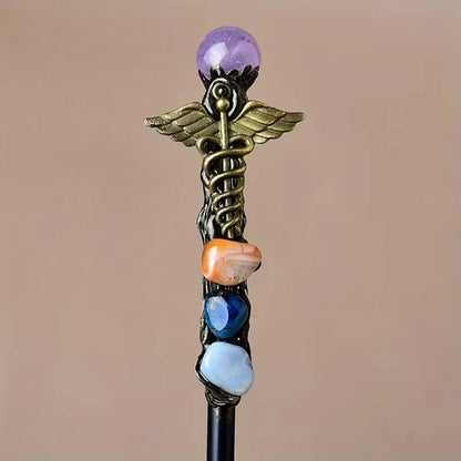 Costume Staff Crystal Top Cosplay Accessory
