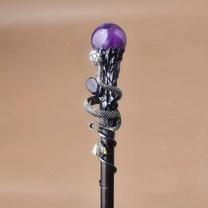 Costume Staff Crystal Top Cosplay Accessory