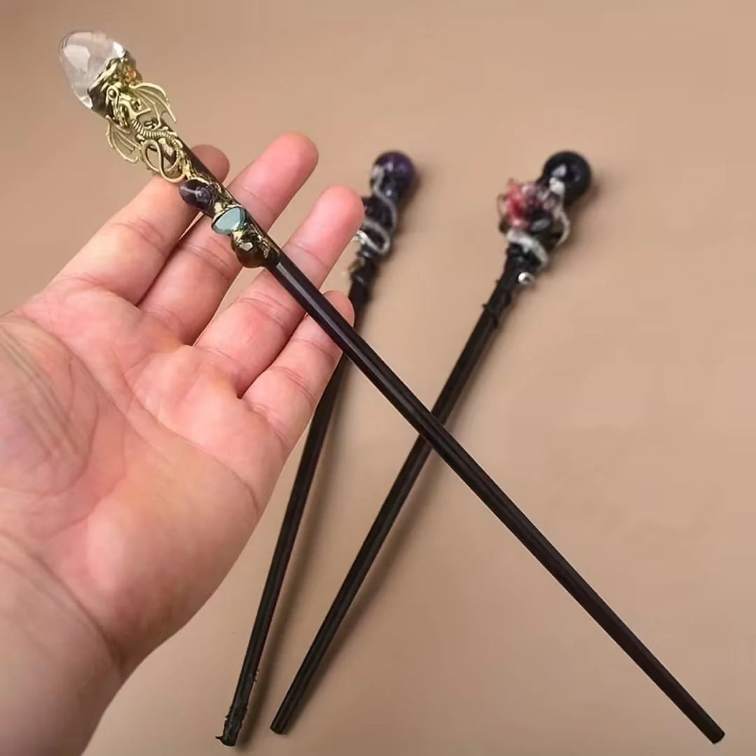 Costume Staff Crystal Top Cosplay Accessory