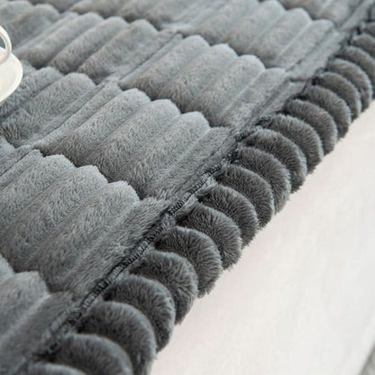 Couch Cover Plush Polyester Non-Slip Machine Washable