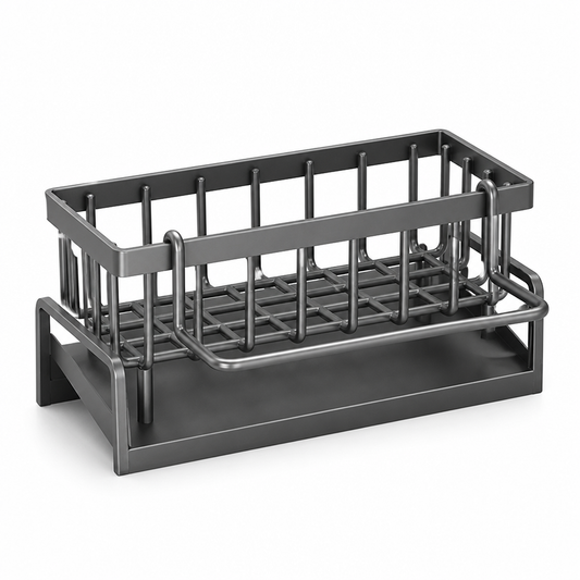 Countertop Sink Organizer Perforated Stainless Steel Towel Bar