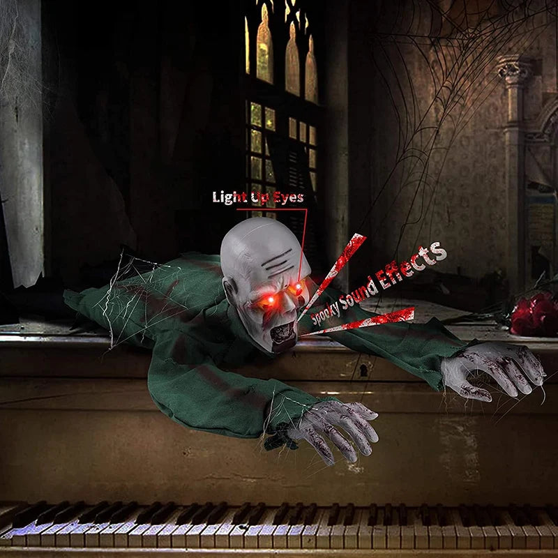 Crawling Ghost Battery-Operated Spooky Sound Flowing Fabric