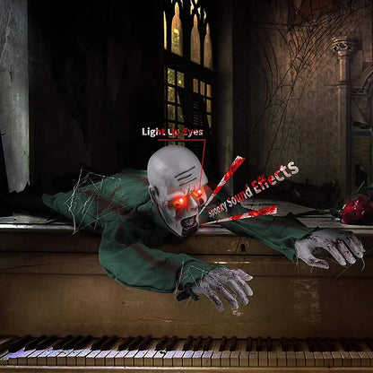 Crawling Ghost Battery-Operated Spooky Sound Flowing Fabric