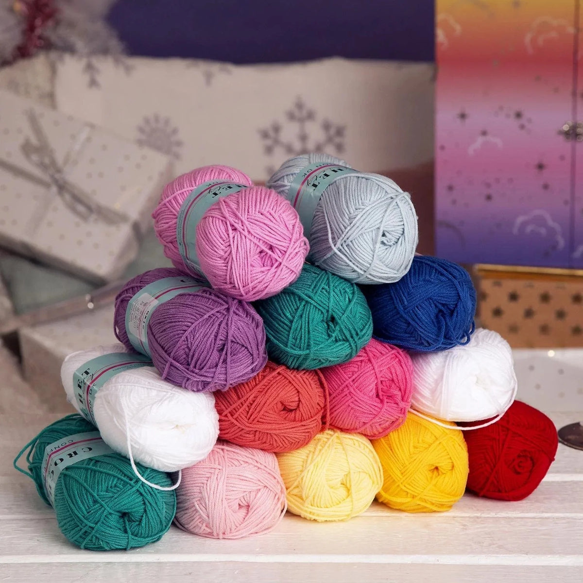 Crochet Advent Calendar 25 Drawers Yarn Tools & Patterns