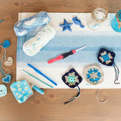 Crochet Hook Set USB Rechargeable LED Interchangeable Sizes
