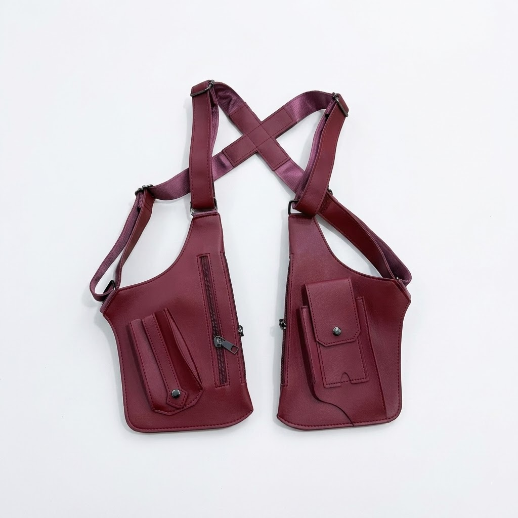Crossbody Bag Adjustable Strap & Multiple Compartments