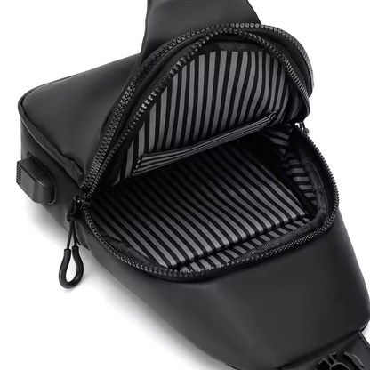 Crossbody Bag Anti-Theft Hidden Zippers Water-Repellent Polyester