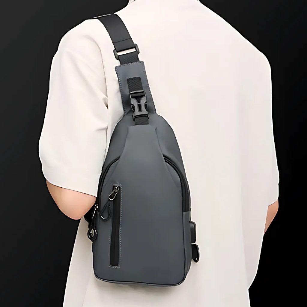 Crossbody Bag Anti-Theft Water-Repellent Hidden Back Zipper Adjustable Strap