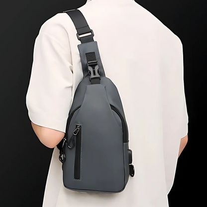 Crossbody Bag Anti-Theft Water-Repellent Hidden Back Zipper Adjustable Strap