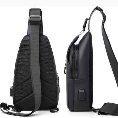 Crossbody Bag Anti-Theft Water-Repellent Hidden Back Zipper Adjustable Strap