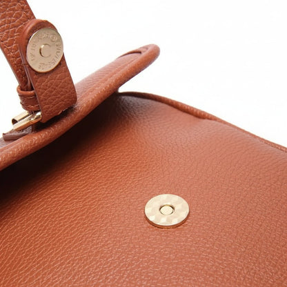 Crossbody Bag Faux Leather Multiple Pockets & Adjustable Strap