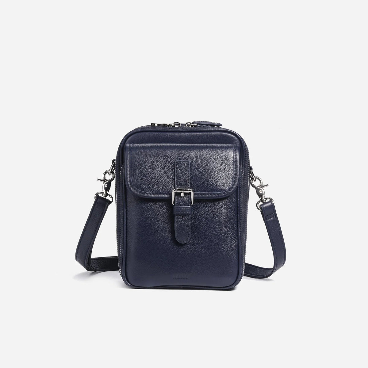 Crossbody Bag RFID-Blocking Wallet Glasses Compartment Adjustable Strap