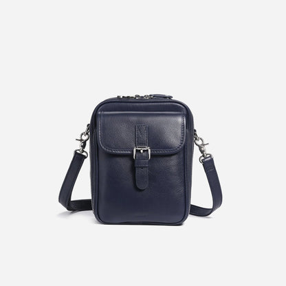 Crossbody Bag RFID-Blocking Wallet Glasses Compartment Adjustable Strap