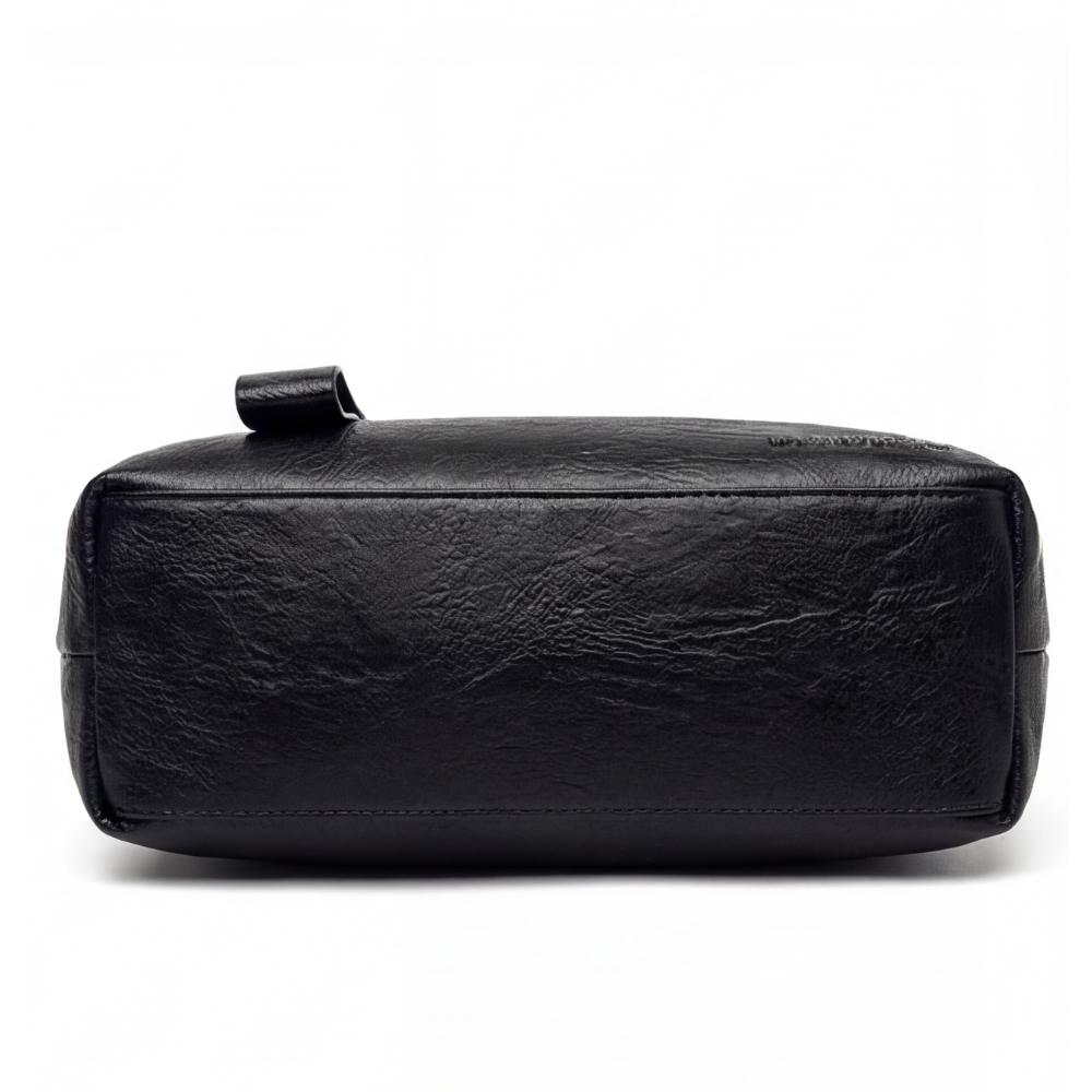 Crossbody Bag Soft Faux Leather 3 Compartments