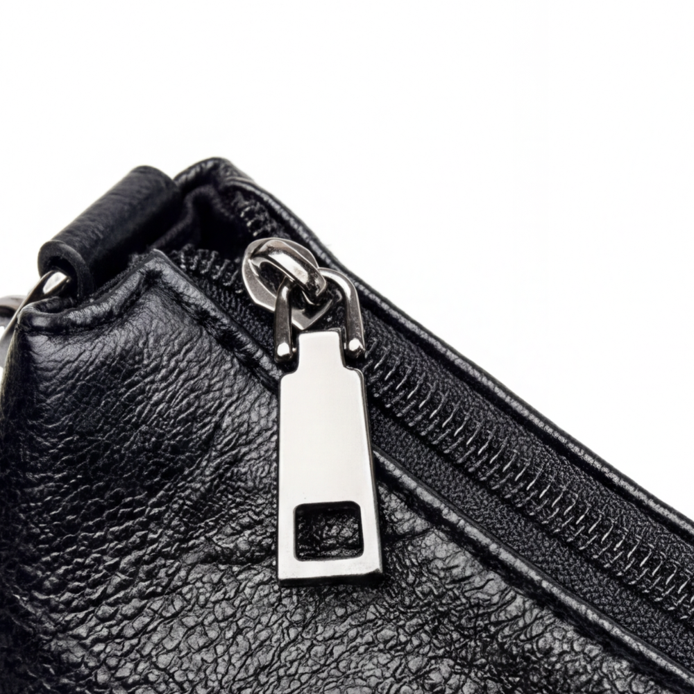 Crossbody Bag Soft Faux Leather 3 Compartments