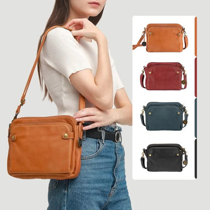 Crossbody Bag Three-Layer Convertible RFID-Blocking