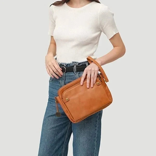 Crossbody Bag Three-Layer Convertible RFID-Blocking