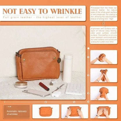 Crossbody Bag Three-Layer Convertible RFID-Blocking