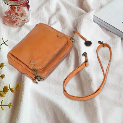 Crossbody Bag Three-Layer Convertible RFID-Blocking