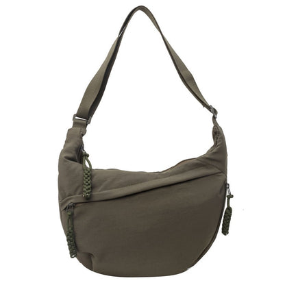Crossbody Bag Ultralight Nylon Multiple Zippered Pockets