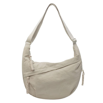 Crossbody Bag Ultralight Nylon Multiple Zippered Pockets