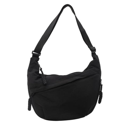 Crossbody Bag Ultralight Nylon Multiple Zippered Pockets