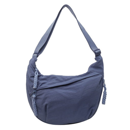 Crossbody Bag Ultralight Nylon Multiple Zippered Pockets